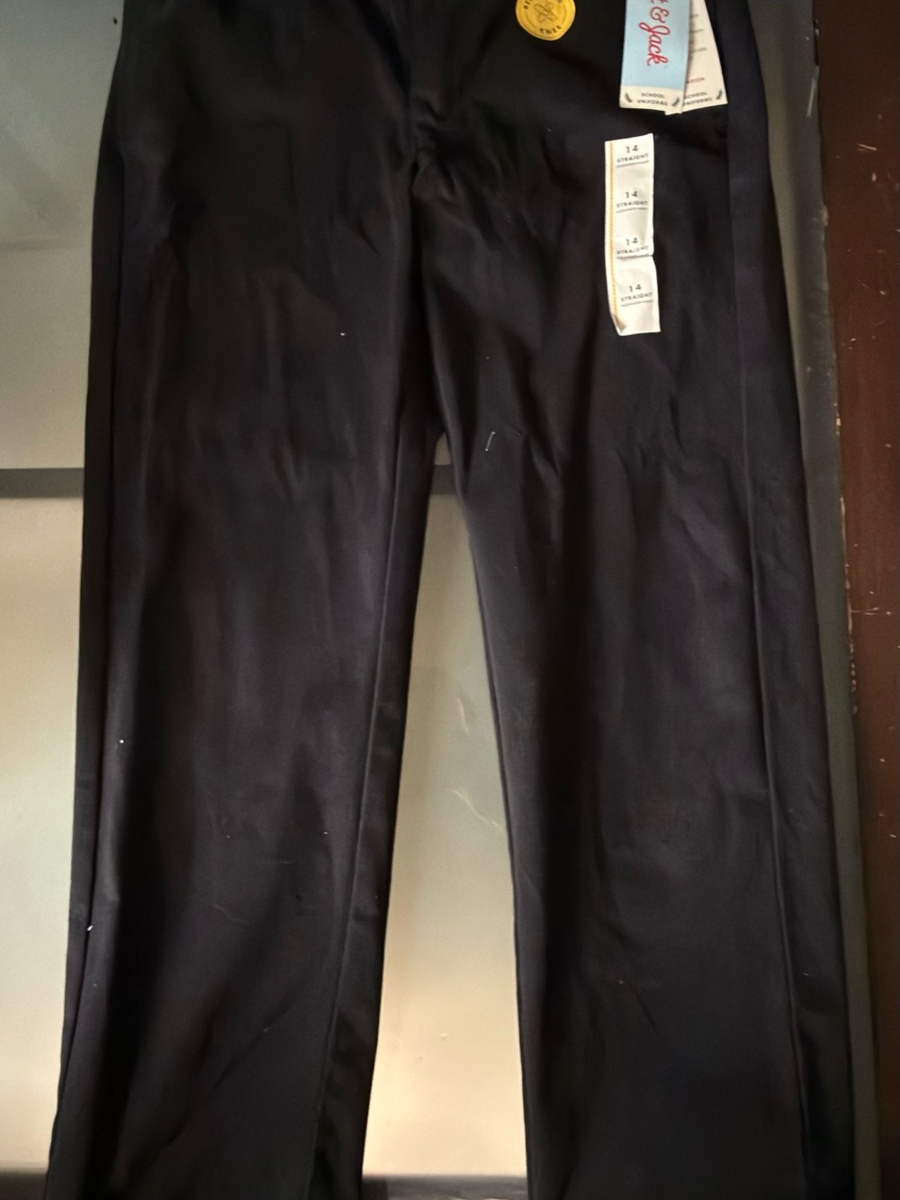 Cat & Jack Black Men's Dress Pants